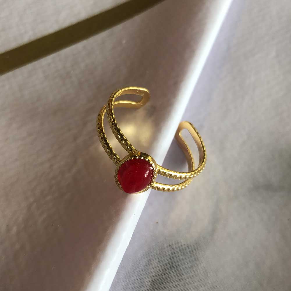 ANILLO DOUBLE RED